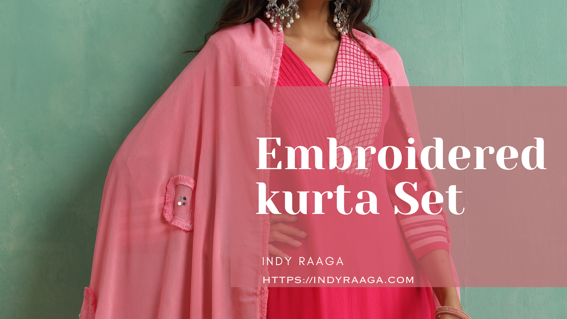 Embroidered Kurta Set for Any Occasion!- By Indy Raaga